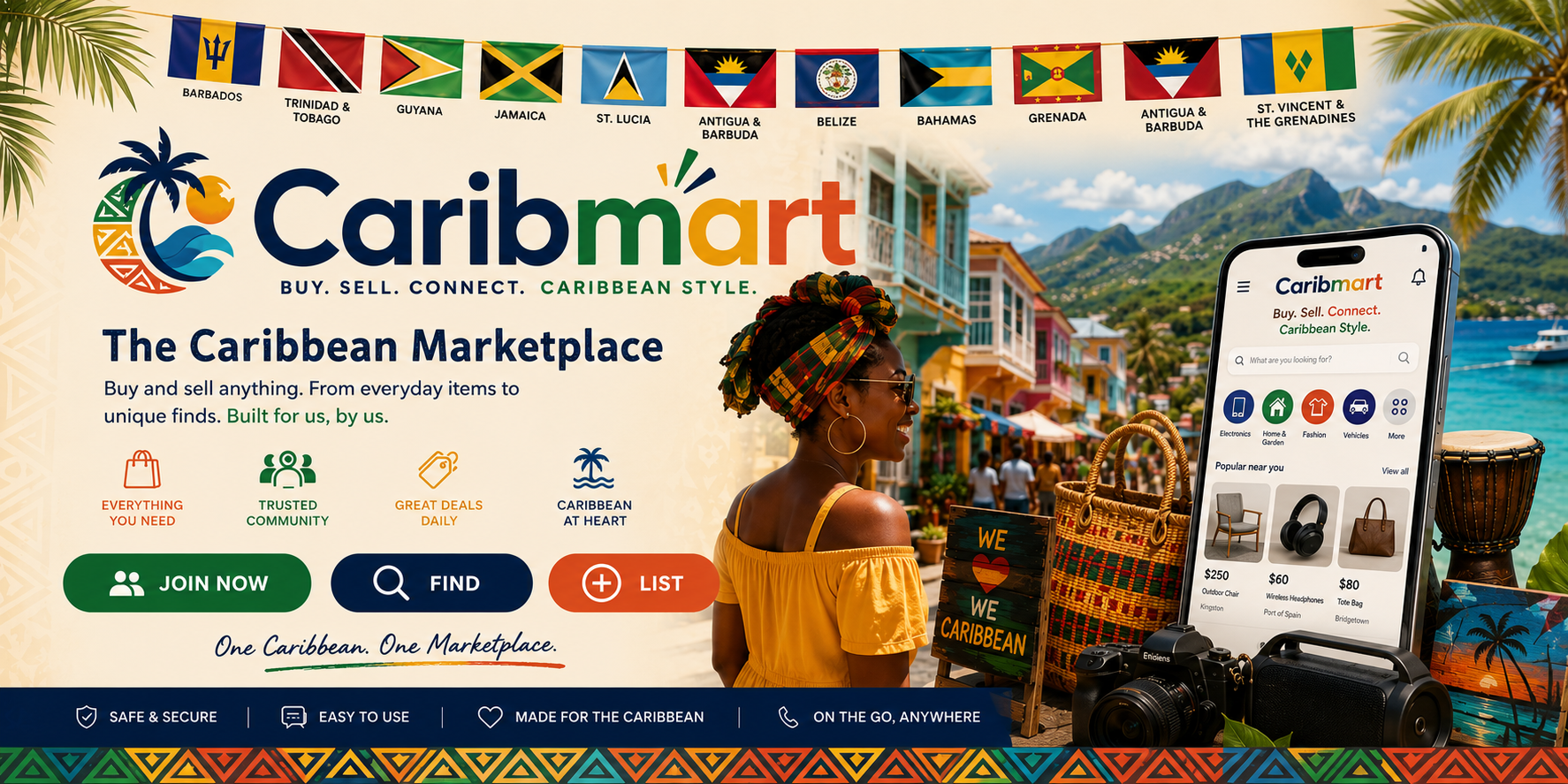 CaribMart - Buy. Sell. Connect. Caribbean Style.